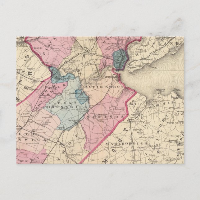Middlesex County, NJ Postcard (Front)