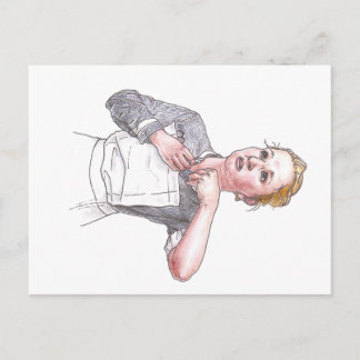 Middlesex Hospital Nurse Dressing For Duty Postcard