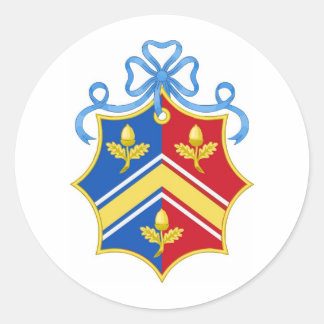 Middleton Coat of Arms / Middleton Family Crest Classic Round Sticker