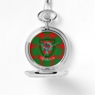 Middleton Scottish Clan Tartan & Crest Watch