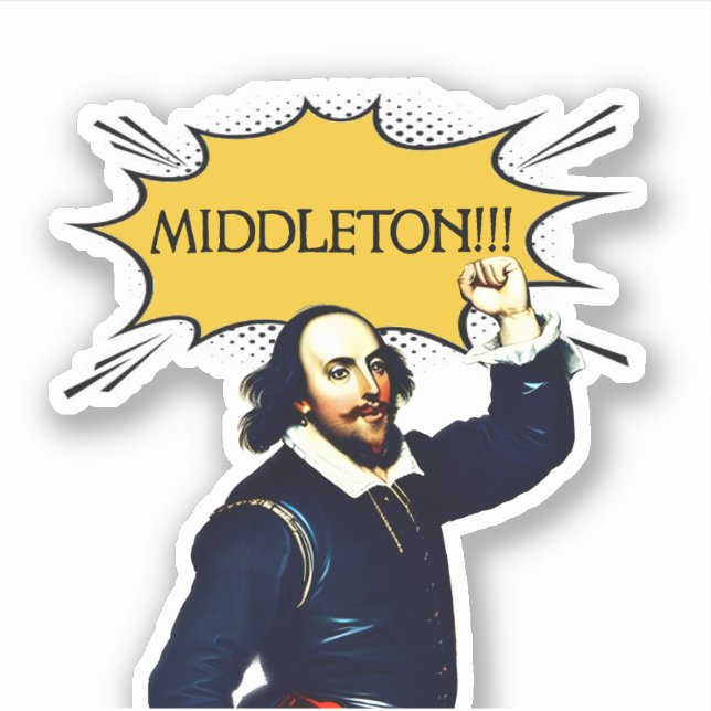 Middleton! Sticker (Front)