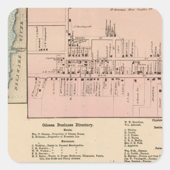 Middletown Square Sticker (Front)