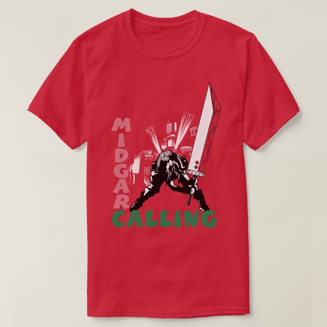 Midgar Calling T-Shirt (Design Front)