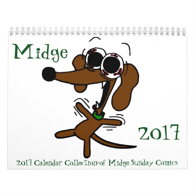 Midge 2017 'Sunday Comics' Calendar (Cover)