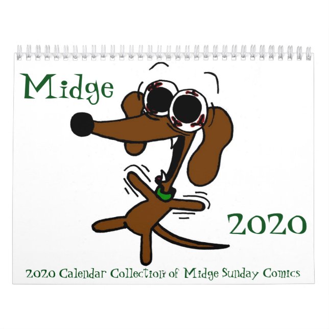 Midge 2020 'Sunday Comics' Calendar (Cover)
