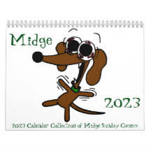 Midge 2023 'Sunday Comics' Calendar