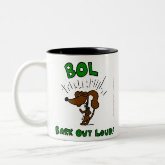 Midge "BOL Bark Out Loud" Mug