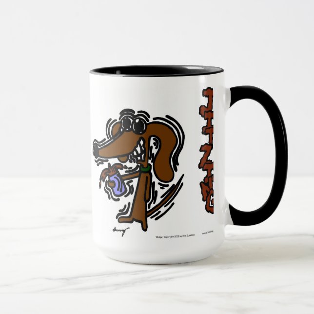 Midge Coffee "JITZING" Mug (Right)