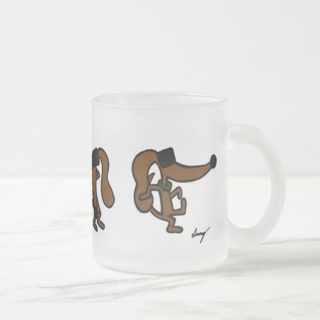 Midge Dancing Frosted Mug (Right)