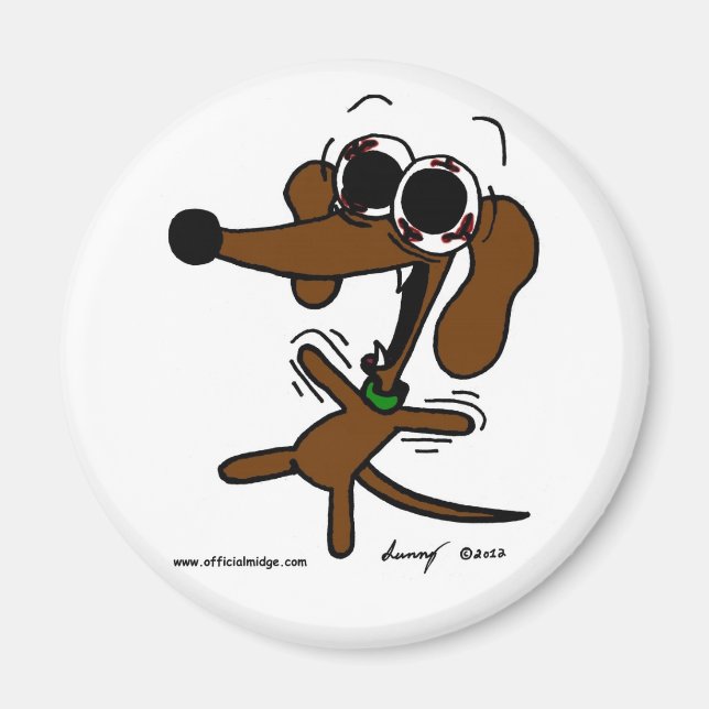 Midge Freakin' Out Magnet (Front)