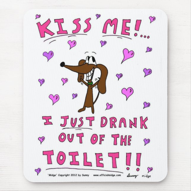 Midge "KISS ME" Mousepad (Front)