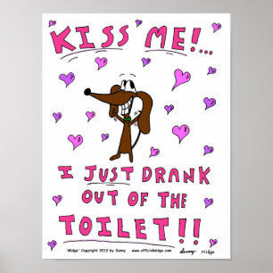 Midge "KISS ME" Poster