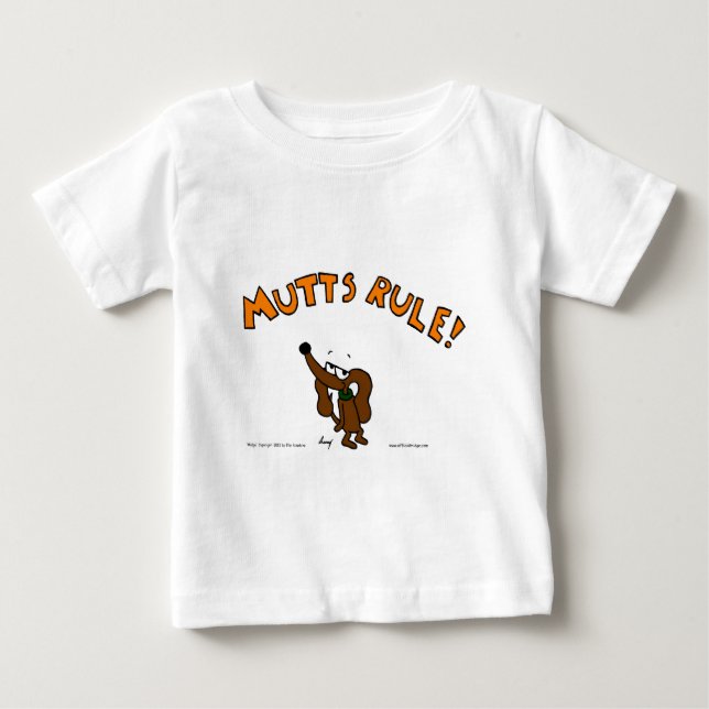 Midge MUTTS RULE Infant T-Shirt (Front)