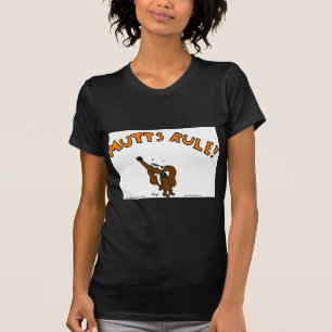 Midge MUTTS RULE Womens Petite T-Shirt