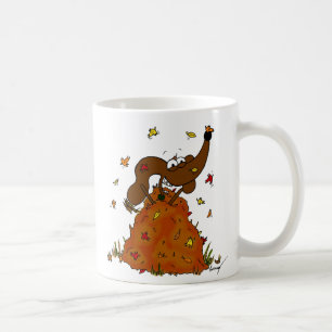 Midge Pile of Leaves Mug
