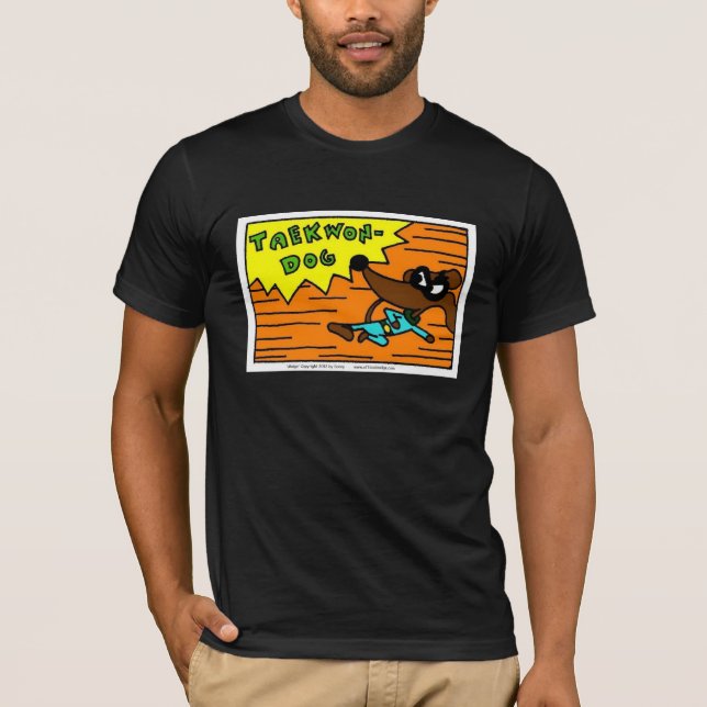 Midge "TAEKWON-DOG" Mens Basic T-Shirt (Front)