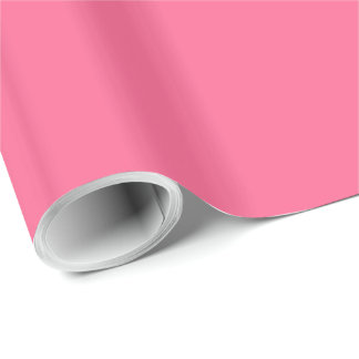 Midi Pink Valentine Solid Wrapping Paper