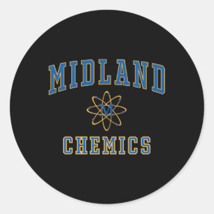 Midland High School Chemics C1 Classic Round Sticker