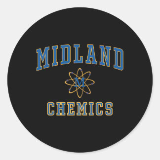 Midland High School Chemics C1 Classic Round Sticker