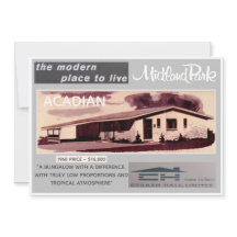 Midland Park House Model Collectable Card