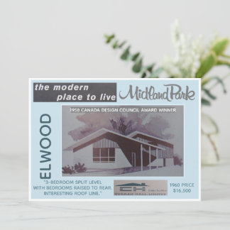 Midland Park House Model Collectable Card