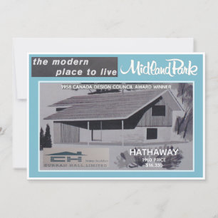 Midland Park House Model Collectable Card