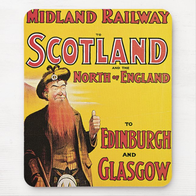 Midland Railway to Scotland Mouse Mat (Front)