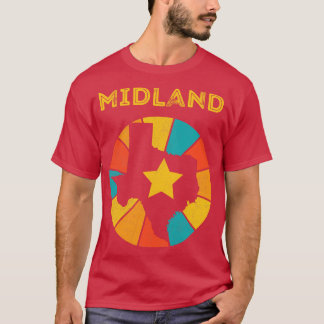 Midland Texas Vintage Distressed Souvenir 1 T-Shirt