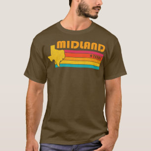 Midland Texas Vintage Distressed Souvenir T-Shirt