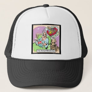 MidLife Crisis Funny Tees Mugs Cards & Gifts Trucker Hat