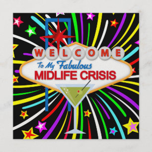 Midlife Crisis Party - SRF Invitation