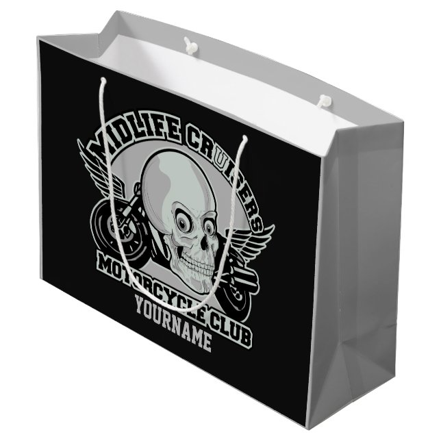 Midlife Cruisers MC custom gift bags (Back Angled)