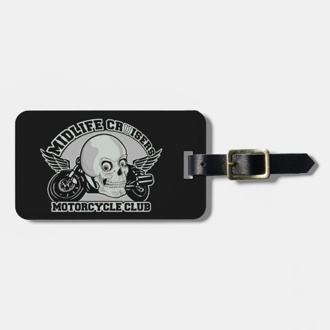 Midlife Cruisers MC custom luggage tag (Front Horizontal)