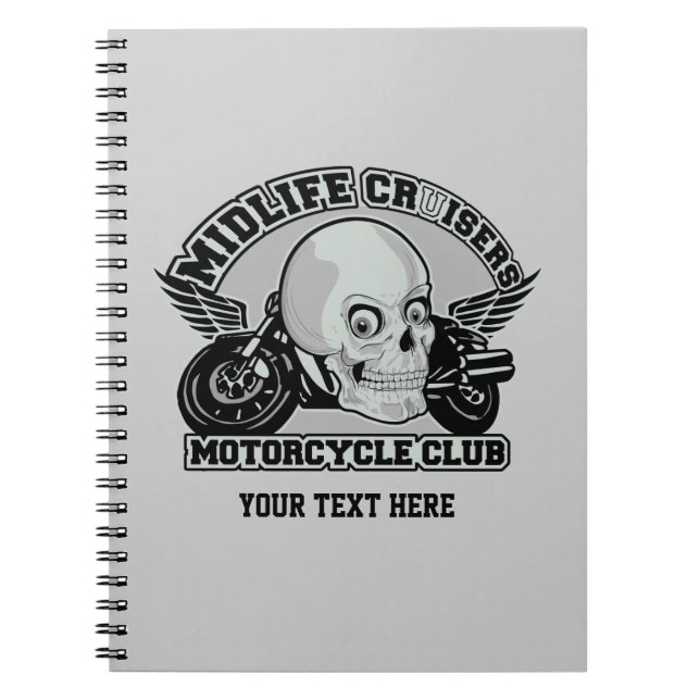 Midlife Cruisers MC custom notebook (Front)