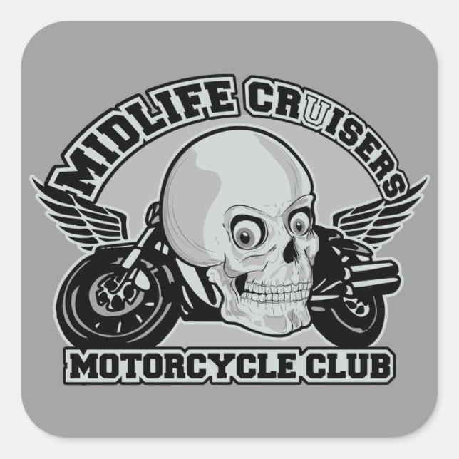 Midlife Cruisers MC custom stickers (Front)