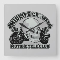 Midlife Cruisers MC custom wall clock