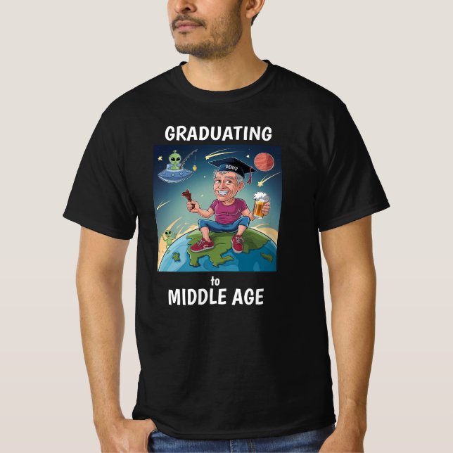 Midlife Personalised T-Shirt (Front)