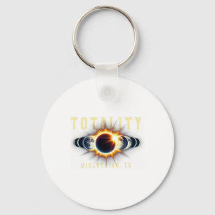Midlothian Tx 2024 Total Solar Eclipse Apr 8 Total Key Ring