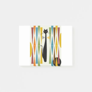 MidMod Art Cat 2 Post-it Notes
