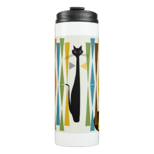 MidMod Art Cat 2 Thermal Tumbler