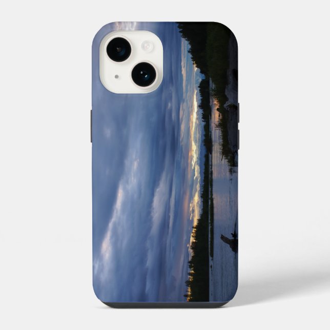 Midnight Alaska Sunset iPhone Case (Back)