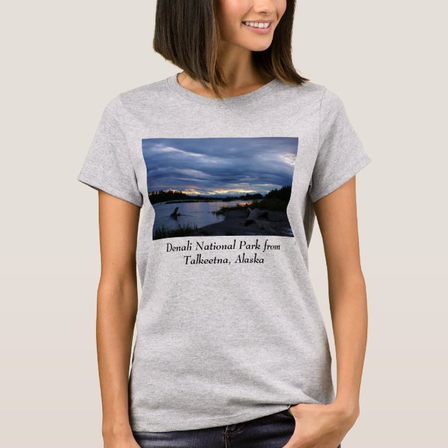 Midnight Alaska Sunset T-Shirt (Front)