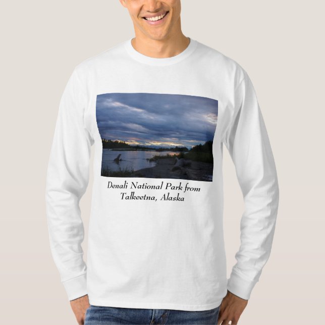 Midnight Alaska Sunset T-Shirt (Front)