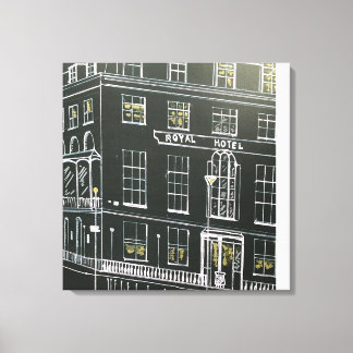 Midnight Architecture Canvas Print