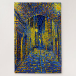 Midnight Assisi Archway Van Gogh Art Puzzle