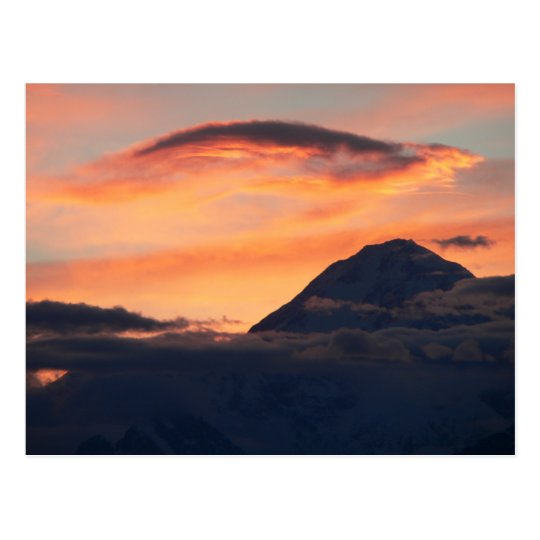 Midnight at Denali Postcard