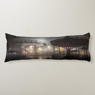 Midnight at the Forgotten Carnival Body Cushion