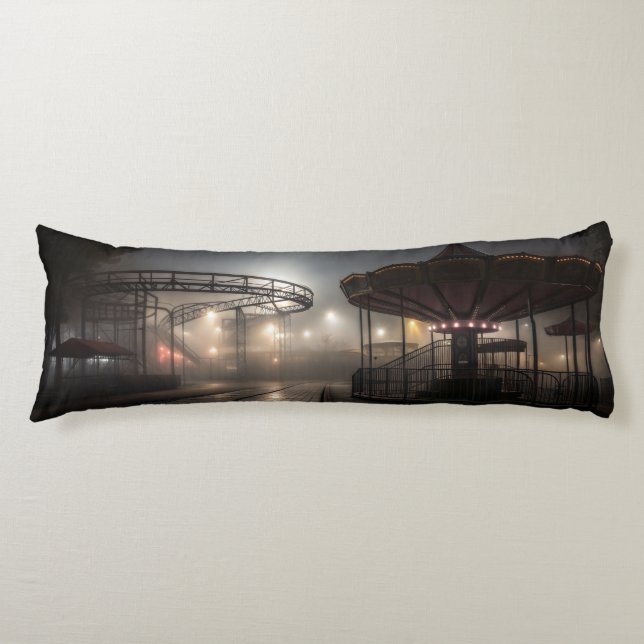 Midnight at the Forgotten Carnival Body Cushion (Front)
