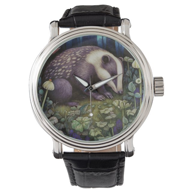 Midnight Badger  Watch (Front)