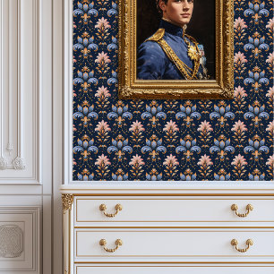Midnight Baroque Bloom Princesscore Wallpaper